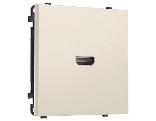 MS334030 MS334030 Комплект механизма розетки HDMI 2.1 SIGMA Бежевый матовый 30V/900MS 4K-120HZ 8K-60Hz QUANT PRO (SP3340, PR223)