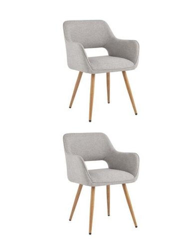 Комплект стульев Stool Group Кромвель CROMWELL II GREY X2