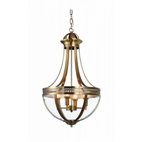 KM0287P-6 antique brass Подвесная люстра Delight Collection Capitol KM0287P-6 antique brass