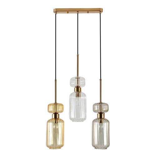 Светильник подвесной Escada Gloss 1141/3S BG/CL/AM