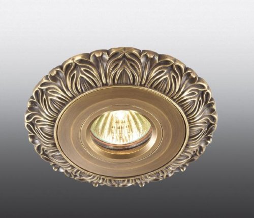 Встраиваемый светильник с узорами Vintage 369945 Novotech