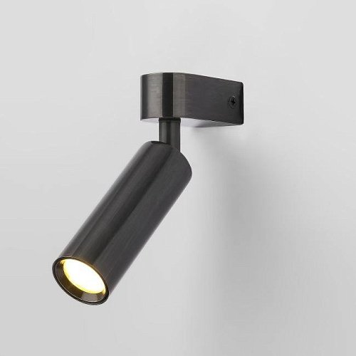 20143/1 LED черный жемчуг Светильник спот Eurosvet Pitch 20143/1 LED черный жемчуг