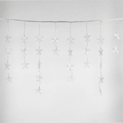 Занавес светодиодный фигурный Звёздочки-1 Uniel ULD-E5505-196/DTK WHITE-BLUE IP20 STARS-1