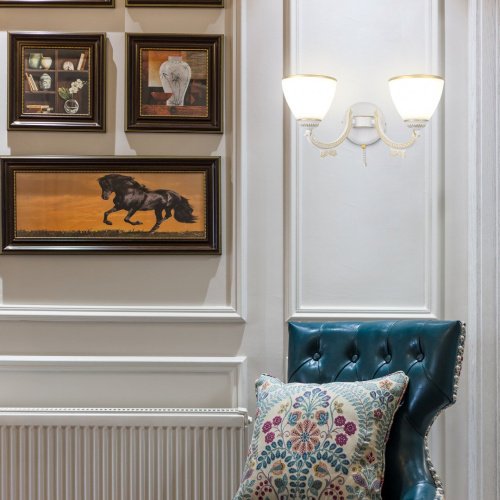 Настенное бра Arte Milano Am342837 342837/2W WT+G