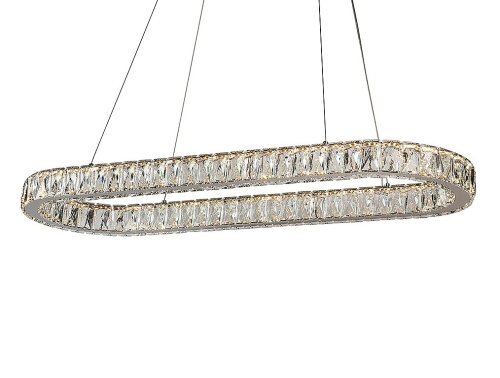 8580/90 C oval chrome Подвесная люстра Newport Krista 8580/90 C oval chrome