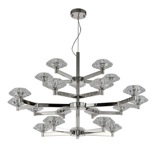 Подвесная люстра Crystal Lux Rebeca REBECA SP5+10+5 NICKEL