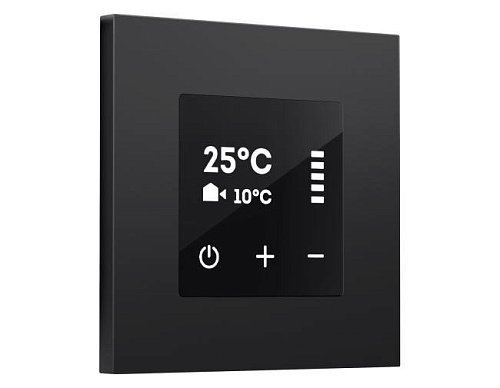SP8059 SP8059 Лицевая панель SIGMA (Черный матовый) для сенсорного терморегулятора теплого пола QUANT PRO