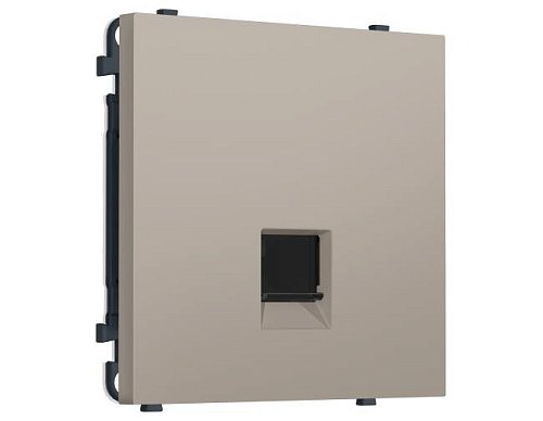 MS372010 MS372010 Комплект механизма компьютерной розетки SIGMA Серо-бежевый матовый RJ-45 (8P8C) CAT6 с/ш QUANT PRO (SP3720, PR188)