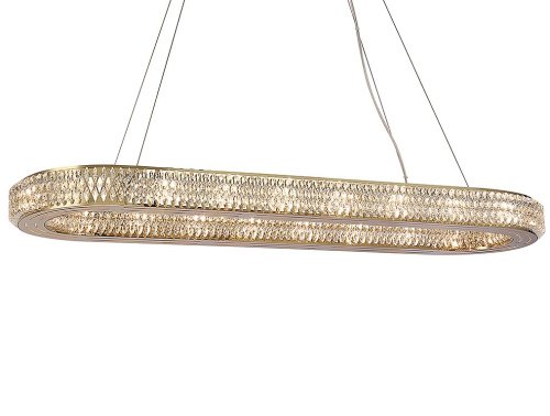 Подвесная люстра Newport Melody 8560/100 C oval gold polished