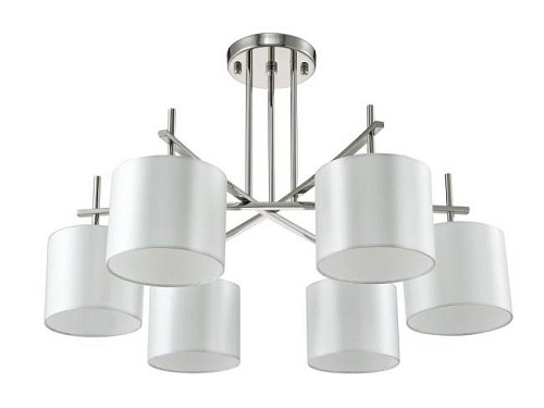 SERGIO PL6 NICKEL Потолочная люстра Crystal Lux Sergio SERGIO PL6 NICKEL