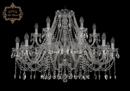 Подвесная хрустальная люстра 11.12 Art Classic 11.12.12+6.360.Gd.Sp