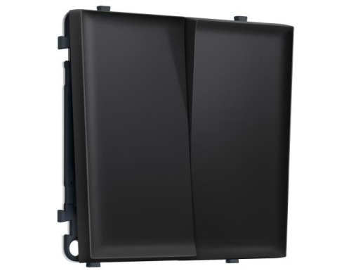 MS803030 MS803030 Комплект механизма 2-кл перекрестного выключателя SIGMA Черный матовый 10A-250V QUANT PRO (SP8030, PR125)