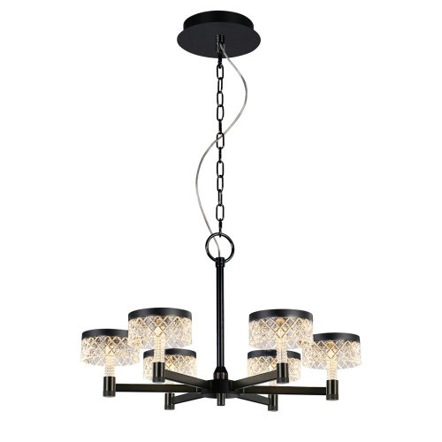 MD21020075-6A matt black Подвесная люстра Delight Collection Diamond cut MD21020075-6A matt black