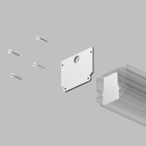 Комплект торцевых заглушек Denkirs Smart one TR2025-WH