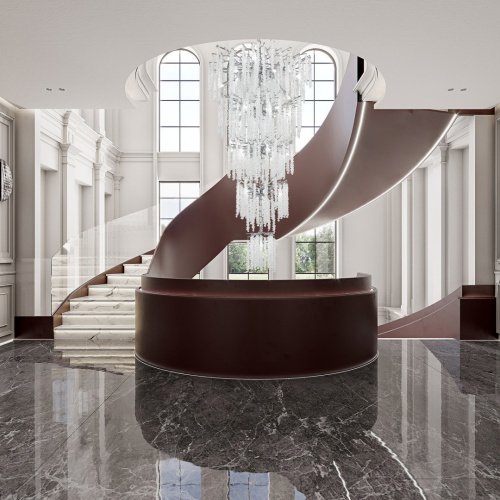 Люстра каскадная Arte Milano Milano-4 23416.800-1600.28.E14.A.5D CR