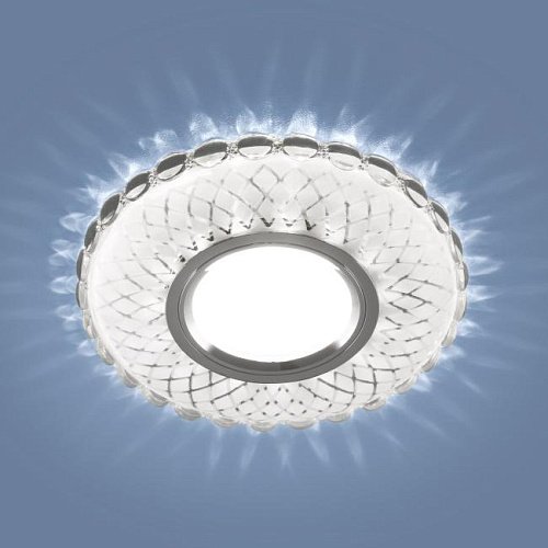 2244 MR16 SL/WH зеркальный/белый Встраиваемый светильник Elektrostandard 2244 MR16 SL/WH зеркальный/белый