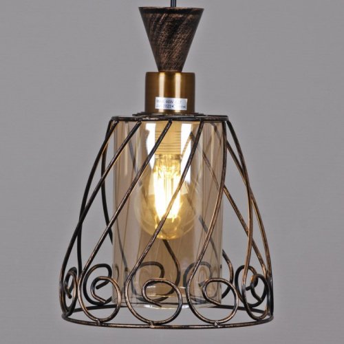 Подвесной светильник 03609-0.4-03 BK+GD