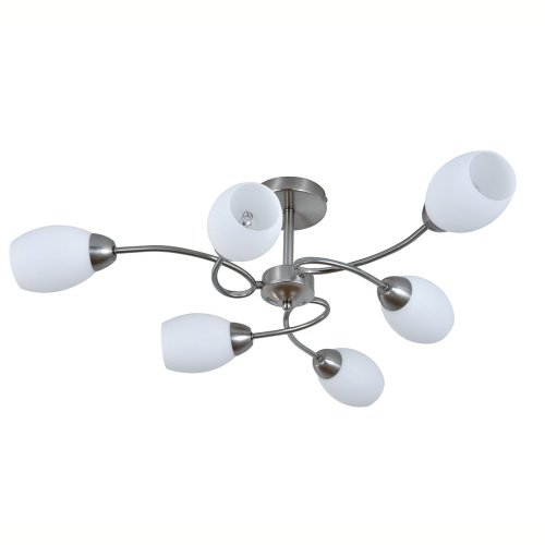 Потолочная люстра 150007/6R E27*60W Satin nickel Argo Escada ES0000066
