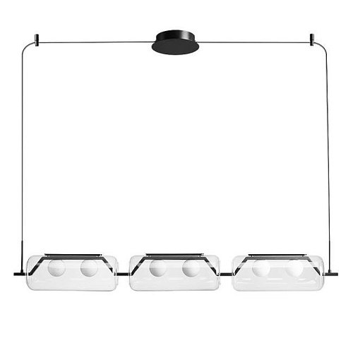 Светильник подвесной Arte Lamp Geneva A2341SP-6BK