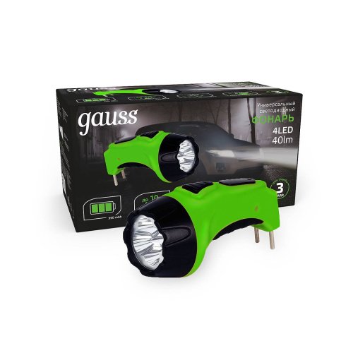 Фонарик Gauss Фонарь ручной GF104