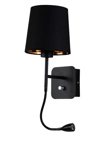 PABLO AP2 BLACK/BLACK-GOLD Настенное бра Crystal Lux Pablo PABLO AP2 BLACK/BLACK-GOLD