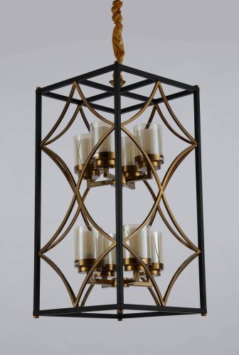 Подвесная люстра Lumina Deco LDP 1223-8 BK+MD