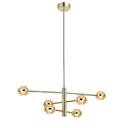 MX22030002-6A gold/champagne Люстра на штанге Delight Collection Indiana MX22030002-6A gold/champagne