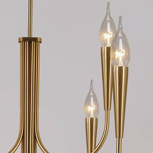 Люстра на штанге ILLUMICO IL0441-9P-79 BRASS VASE