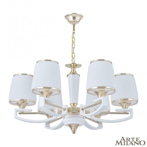 302457/6 Wh/Gd Подвесная люстра Arte Milano Florentia-2457 302457/6 Wh/Gd