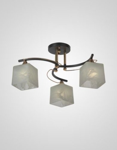 Потолочная люстра Мелодия Света Cube P5535-3 BK+GD 000029940