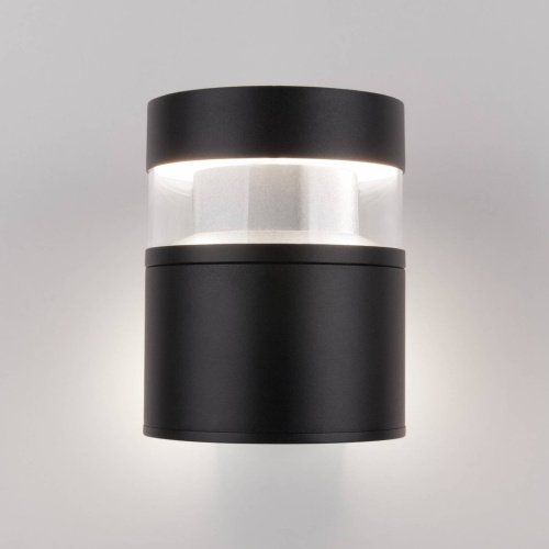 1530 TECHNO LED чёрный Уличный настенный светильник Elektrostandard 1530 TECHNO LED чёрный