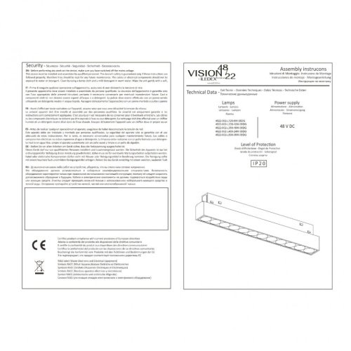 Трековый светильник iLEDEX TECHNICAL VISION48/22 SMART 4822-002-L690-36W-38DG-WH