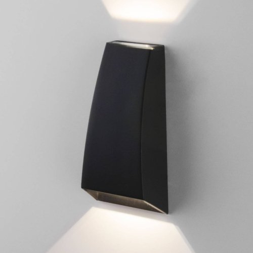 1016 TECHNO черный Уличный настенный светильник Elektrostandard 1016 1016 TECHNO черный