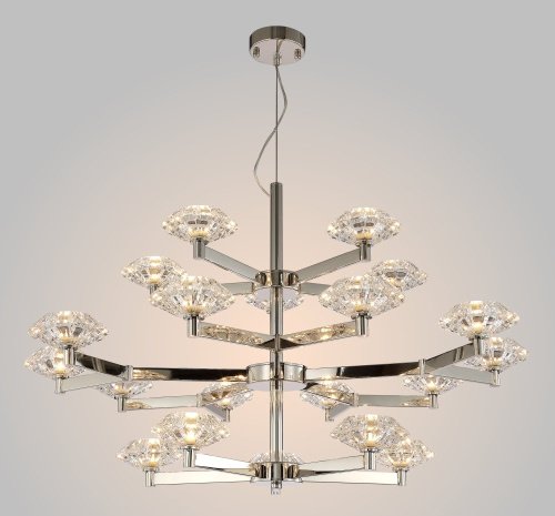 REBECA SP5+10+5 NICKEL Подвесная люстра Crystal Lux Rebeca REBECA SP5+10+5 NICKEL