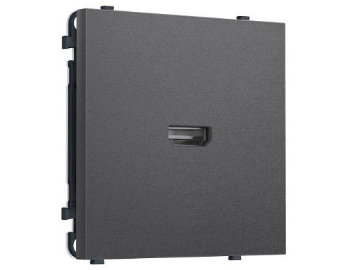 MS664030 MS664030 Комплект механизма розетки HDMI 2.1 SIGMA Антрацит серый 30V/900MS 4K-120HZ 8K-60Hz QUANT PRO (SP6640, PR223)