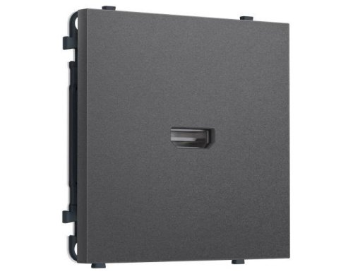 MS664030 MS664030 Комплект механизма розетки HDMI 2.1 SIGMA Антрацит серый 30V/900MS 4K-120HZ 8K-60Hz QUANT PRO (SP6640, PR223)