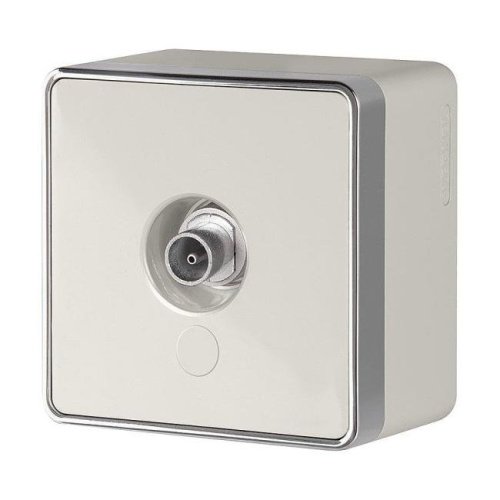 Розетка Werkel Накладные механизмы Gallant слоновая кость W5083003/ ТВ-розетка оконечная Gallant (слоновая кость)
