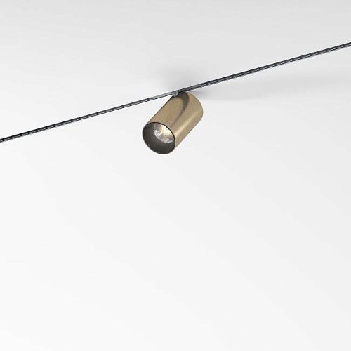 Mini Magnetic Трековый светильник 5W 3000K (латунь/черный) 85202/01 Трековый светильник Elektrostandard Mini Magnetic Mini Magnetic Трековый светильник 5W 3000K (латунь/черный) 85202/01