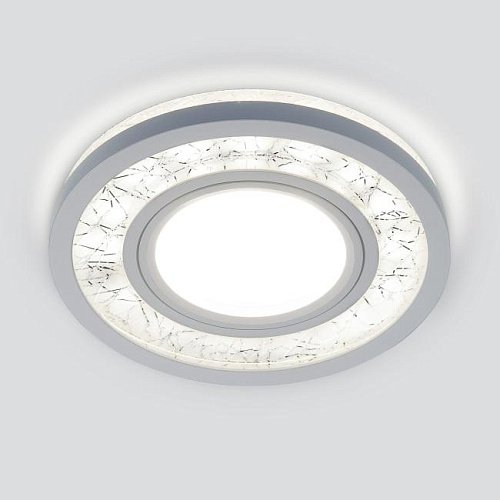 7020 MR16 WH/SL белый Встраиваемый светильник Elektrostandard 70204 7020 MR16 WH/SL белый