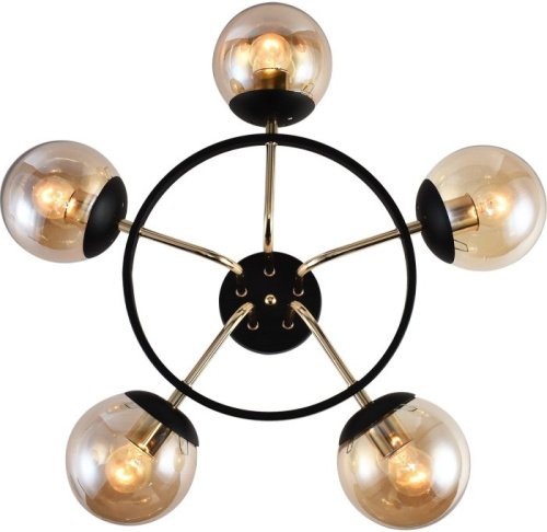 Потолочная люстра 01344-0.3-05 BK+FGD