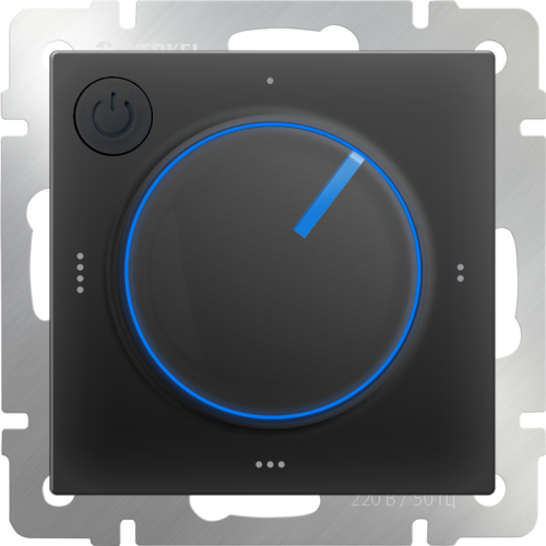 Werkel W1151108/ Терморегулятор электромеханический для теплого пола (черный)