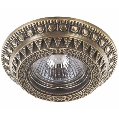 Встраиваемый светильник с узорами Vintage 370006 Novotech