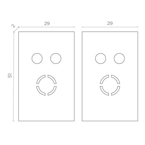 Заглушка ST Luce Skyflat ST068.409.13