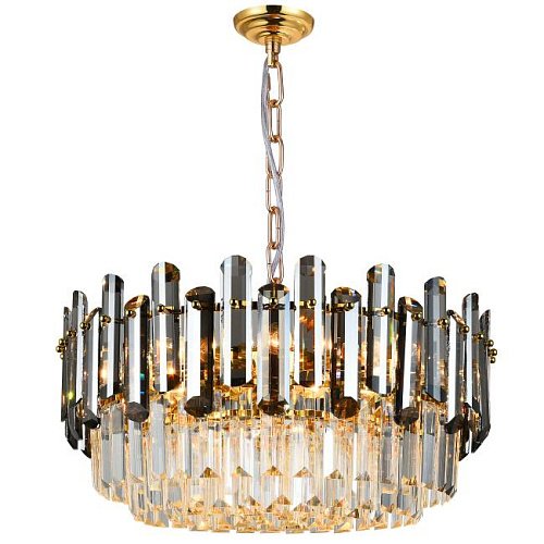 NUBIAN 81438/8C GOLD PLATED Подвесная люстра Natali Kovaltseva Imperium NUBIAN 81438/8C GOLD PLATED