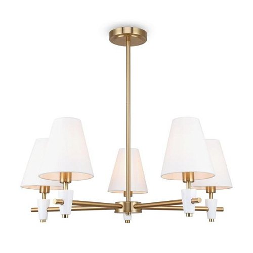 FR5371CL-05BS Люстра на штанге Freya Pietra FR5371CL-05BS