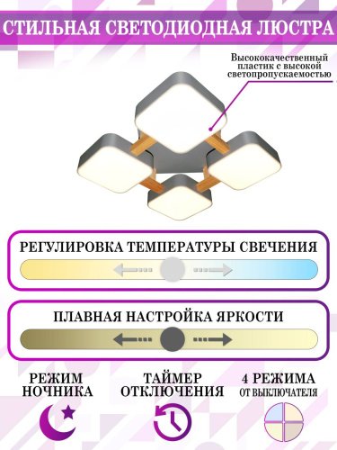 Потолочная люстра Natali Kovaltseva LED LED LAMPS 81324