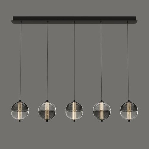 Светильник подвесной Delight Collection MD24022079 MD24022079-5B black/smoky