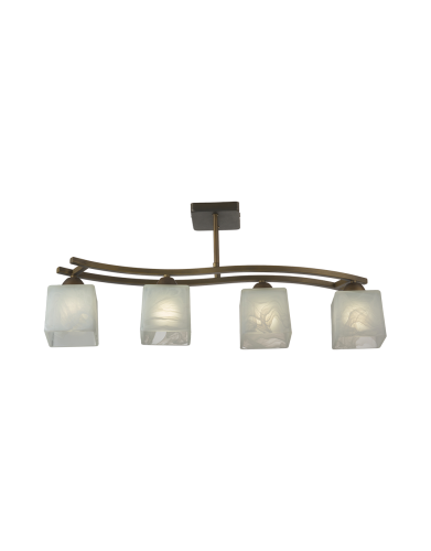 Потолочная люстра Мелодия Света Cube P9484-4 AB 000022895