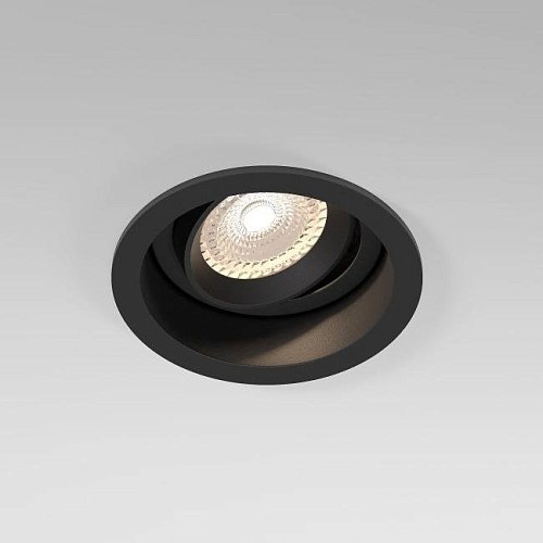 25014/01 GU10 черный Встраиваемый светильник Elektrostandard Tune 25014/01 GU10 черный