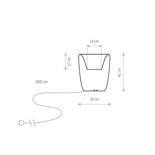 Уличный наземный светильник Nowodvorski Flowerpot 9711